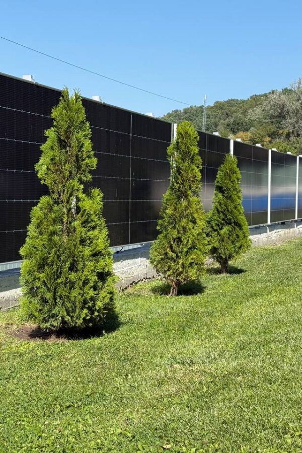 Солнечная электростанция 6,9 кВт (панели-забор 90°)